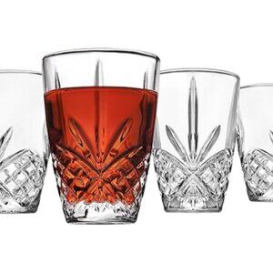 Set of 4 Dublin Crystal Juice Glasses   NWT